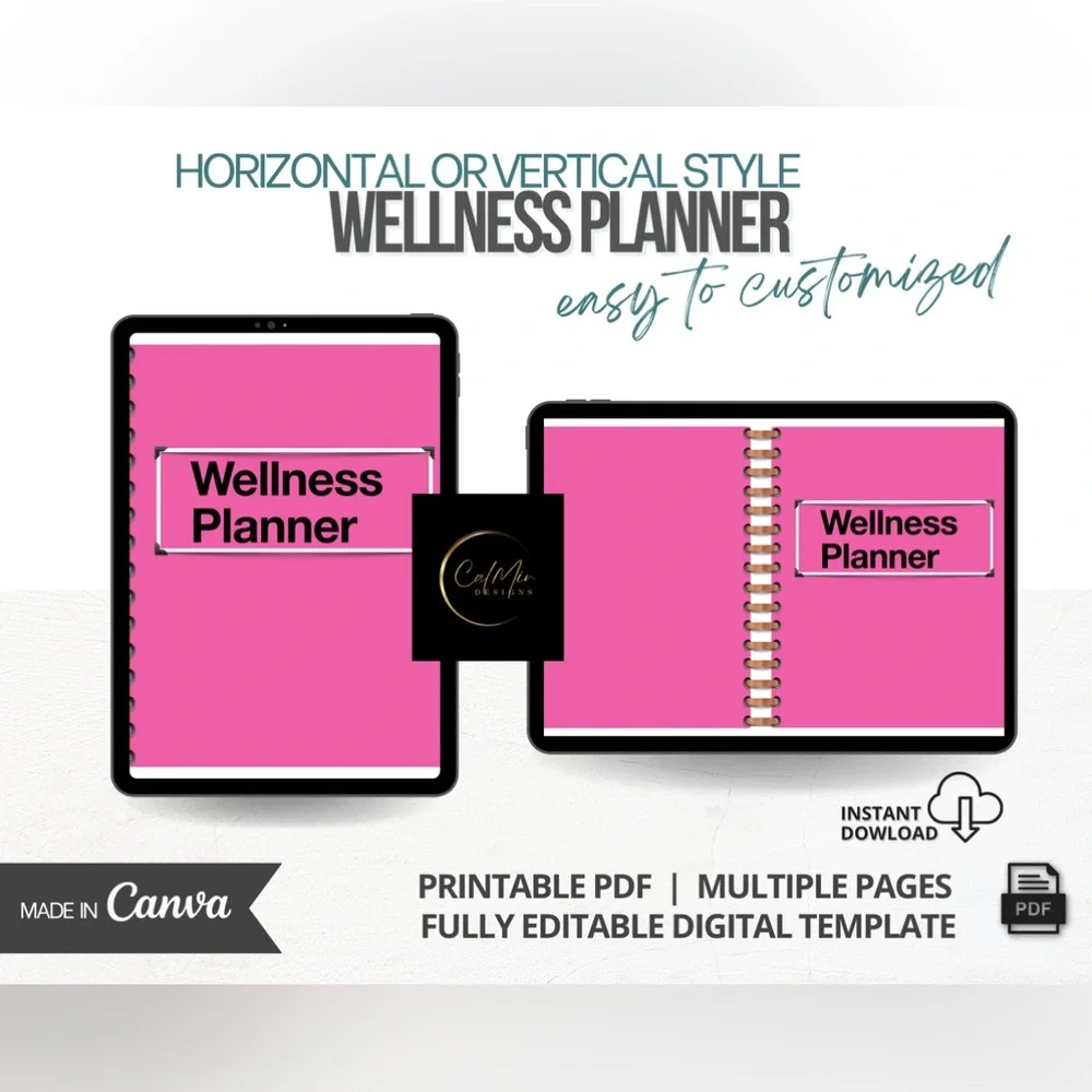 This is a wellness digital planner tool that organizes your day.